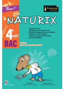 NATURIX SVT Bac Section Science Exp Tome 1