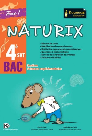 NATURIX SVT Bac Section Science Exp Tome 1