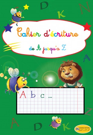 Cahier d'écriture de A à Z