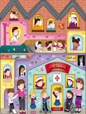 Les endroits à l'hôpital «en langue arabe»